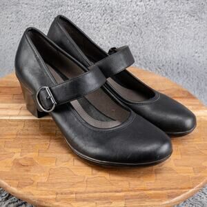 Eurosoft By Sofft Womens Mary Jane 11 M Black Velma Heeled Pump
